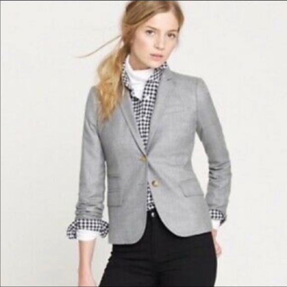 J. Crew Jackets & Blazers - J Crew Schoolboy Blazer Grey heather